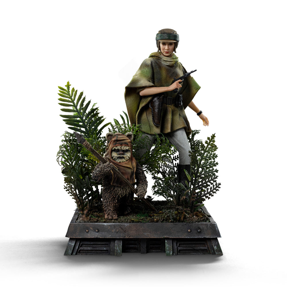Statue Leia and Wicket  -  Star Wars Episode VI - Art Scale 1/10 - Iron Studios