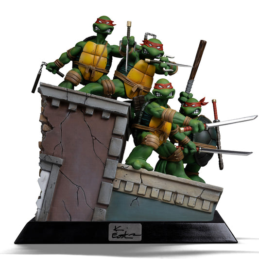 Statue TMNT 1st Cover Set (Signed Version) - Teenage Mutant Ninja Turtles - Art Scale 1/10 - Iron Studios