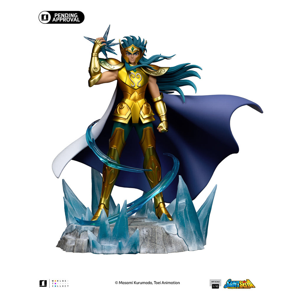 Statue Aquarius Camus  Saint Seiya  Art Scale 1/10  Iron Studios