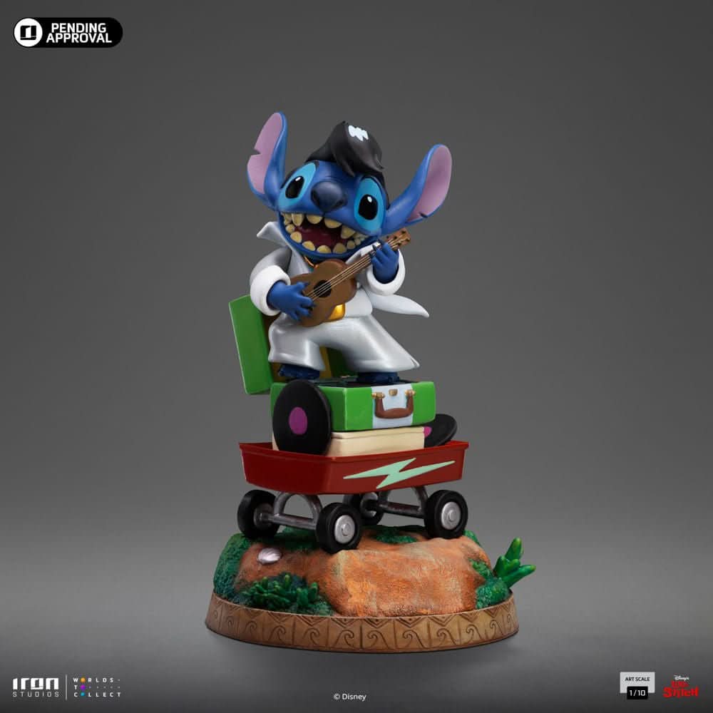 Digital Pre-Order - Statue Stitch King of Rock - Disney Classics - Art Scale 1/10 - Iron Studios