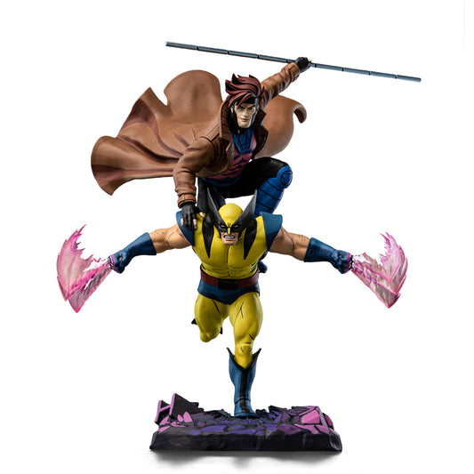 Statue Gambit and Wolverine - X-Men '97 - Art Scale 1/10 - Iron Studios