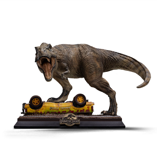 Pre-Order - Statue T-Rex Attack - Jurassic Park - Icons - Iron Studios