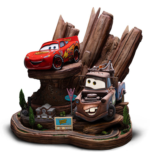 Statue Lightning Mcqueen and Tow Mater - Cars - Art Scale 1/10 - Iron Studios