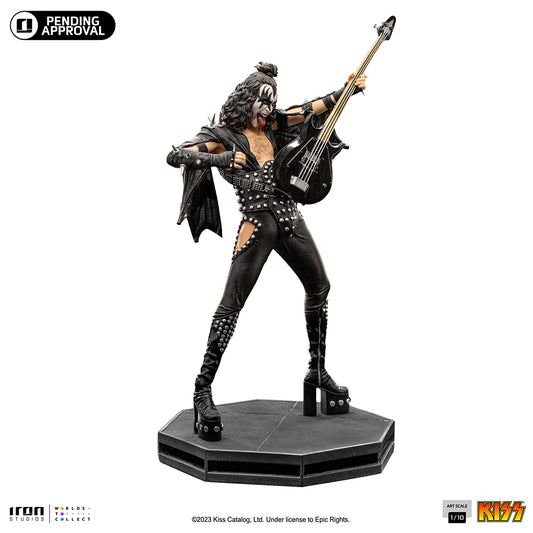 Statue Gene Simmons "The Demon"  KISS  Art Scale 1/10  Iron Studios